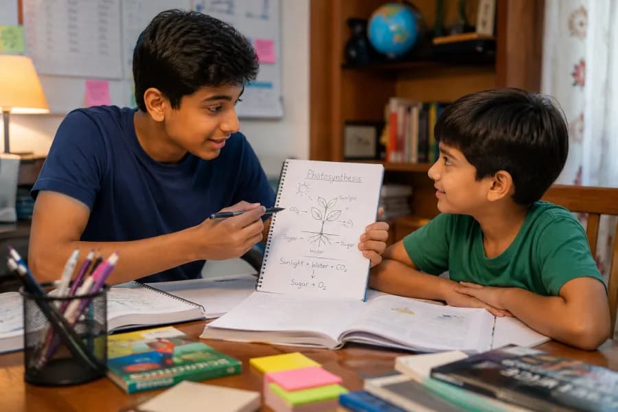 Teaching something is a secret cheat code