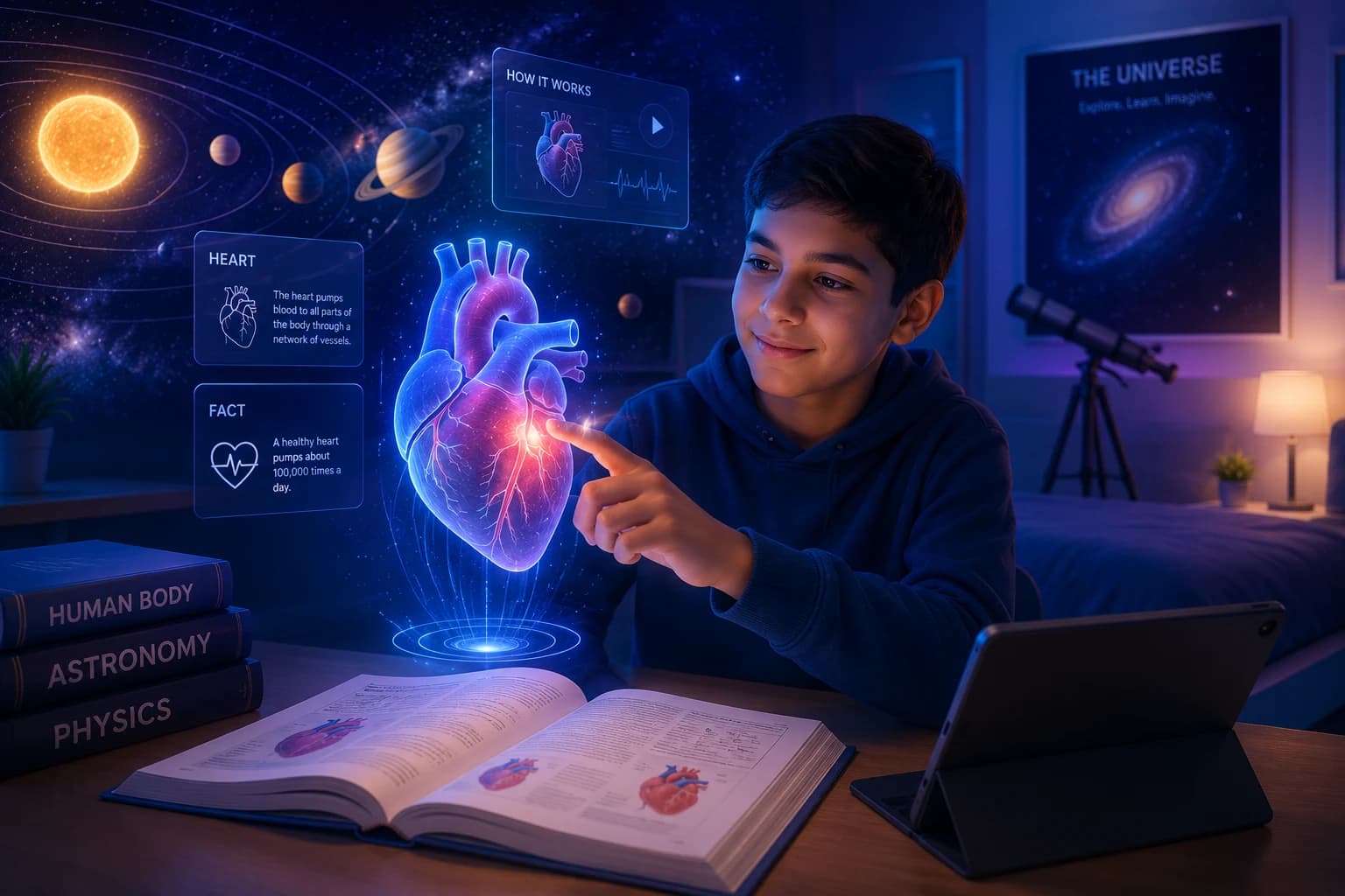 Sapience Smart Learning - VR and AR classroom